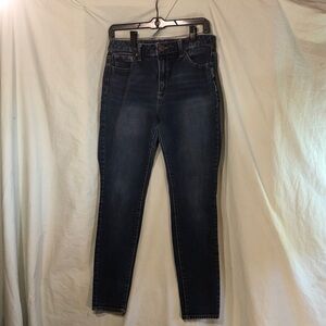 Craft Project Time and Tru Dark Blue Skinny Jeans